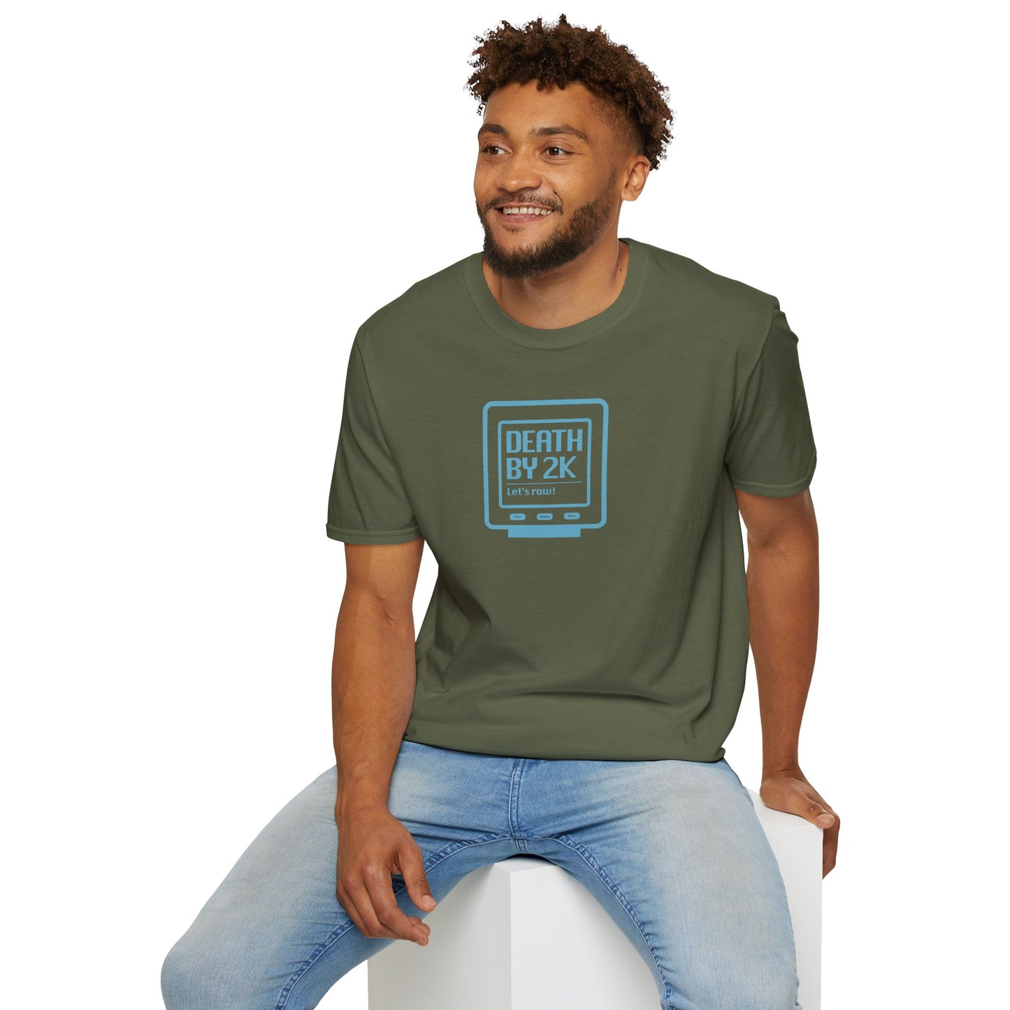 💀 Death by 2K — Outline Monitor Edition | Premium Rowing Tee