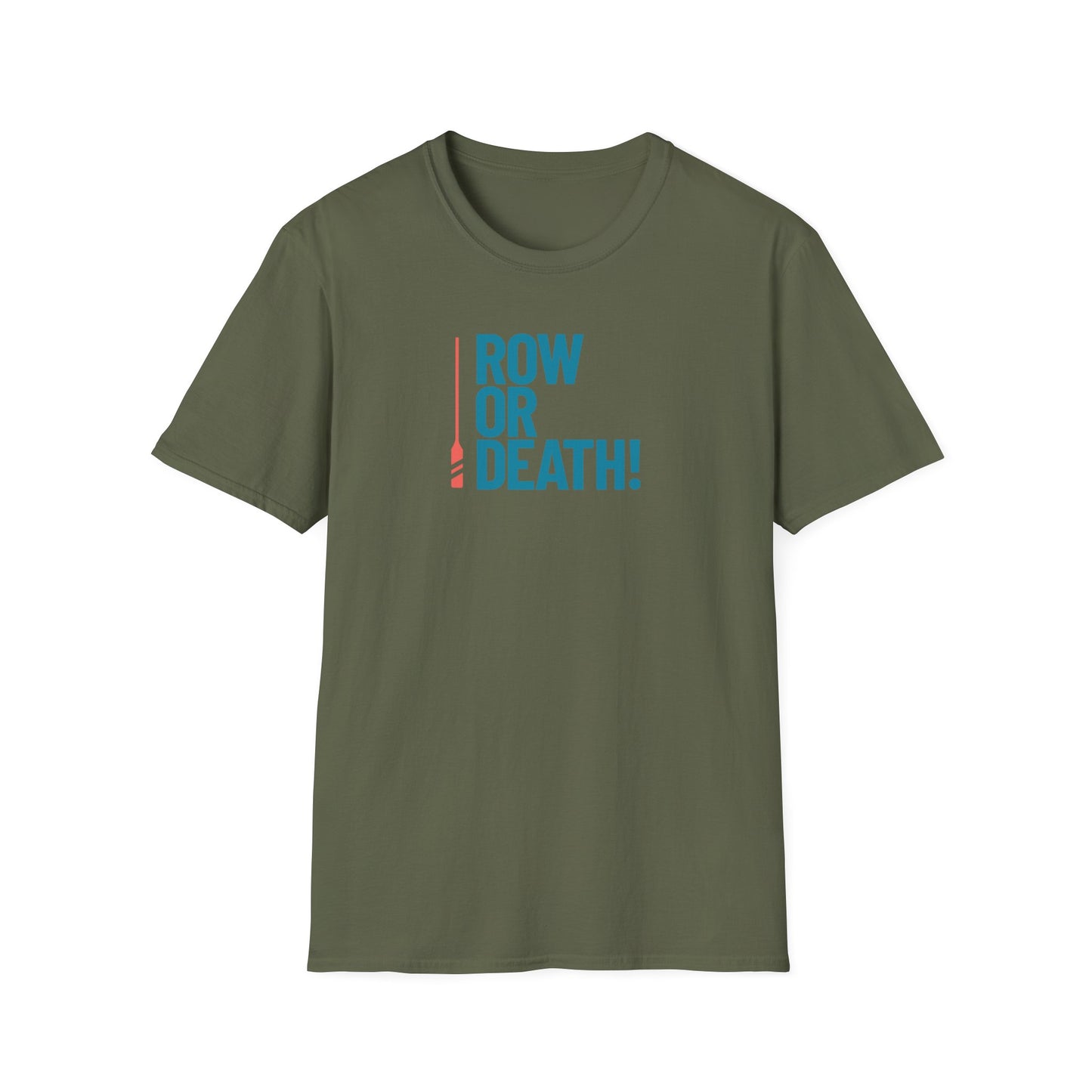 Row or Death — Vertical Oar Edition | Premium Rowing Tee
