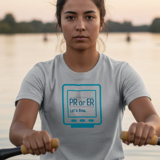 PR or ER — Classic Monitor Edition | Premium Rowing Tee