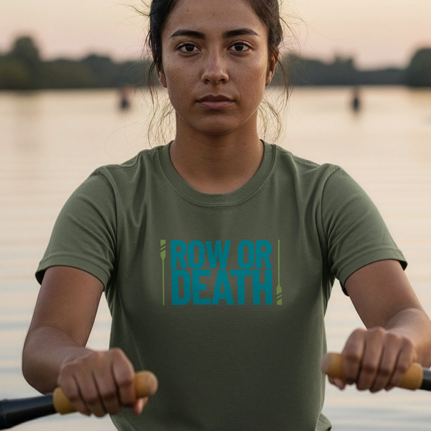 Row or Death — Double Oar Edition | Premium Rowing Tee