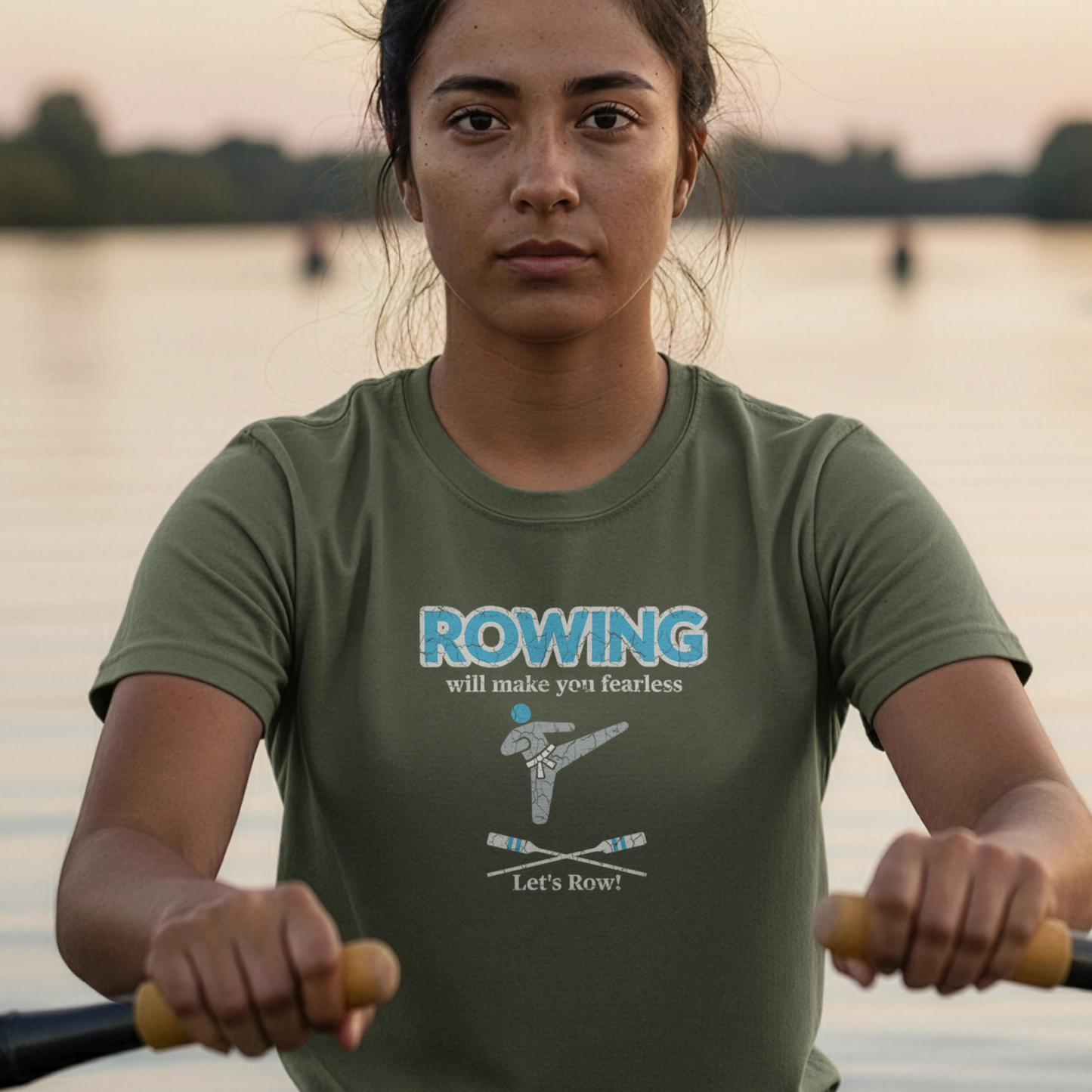 Rowing Will Make You Fearless | Premium Rowing Tee