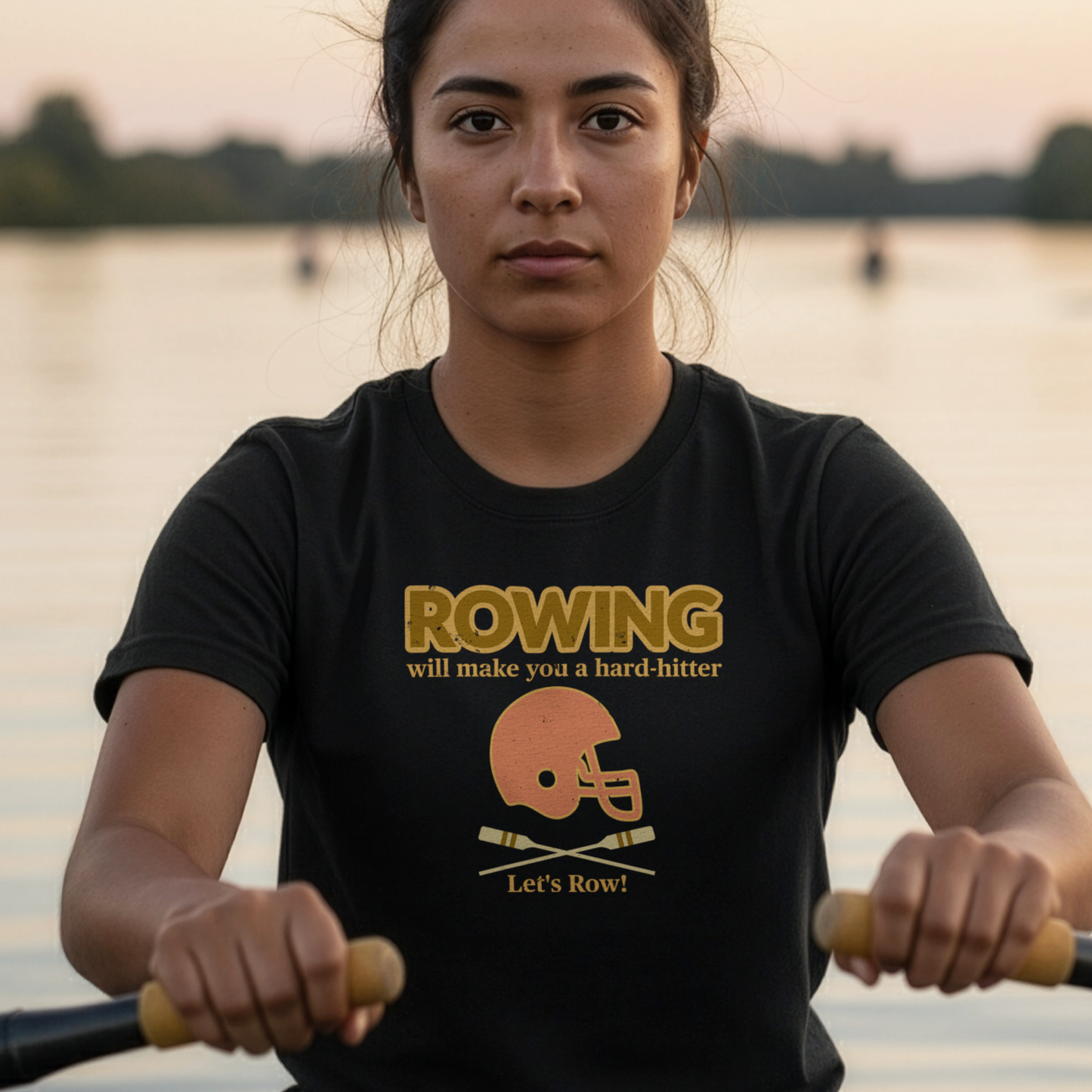 Rowing Will Make You a Hard Hitter — Premium Rowing Tee