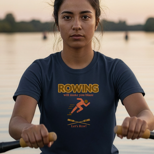 Rowing Will Make You a Blaze — Premium Rowing Tee