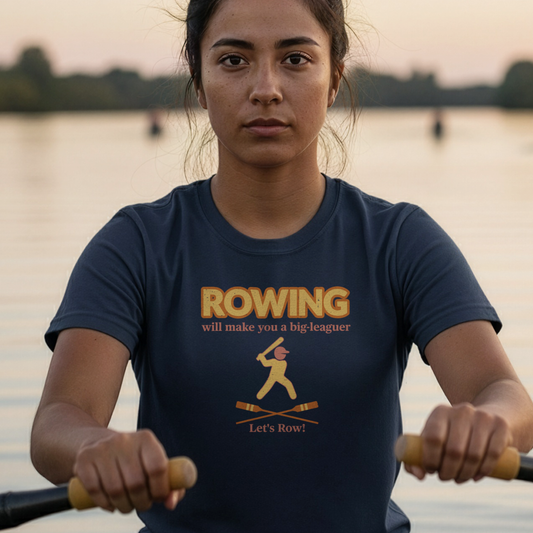 Rowing Will Make You Big League — Premium Rowing Tee