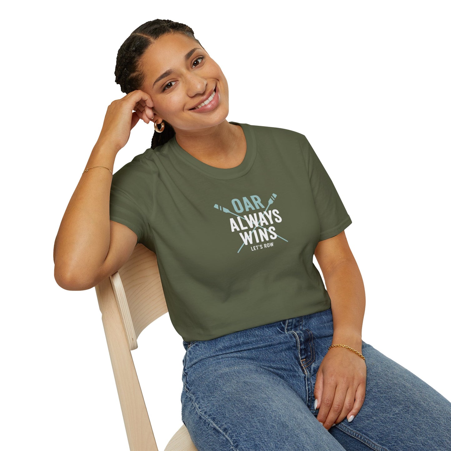 Oar Always Wins | Premium Rowing Tee