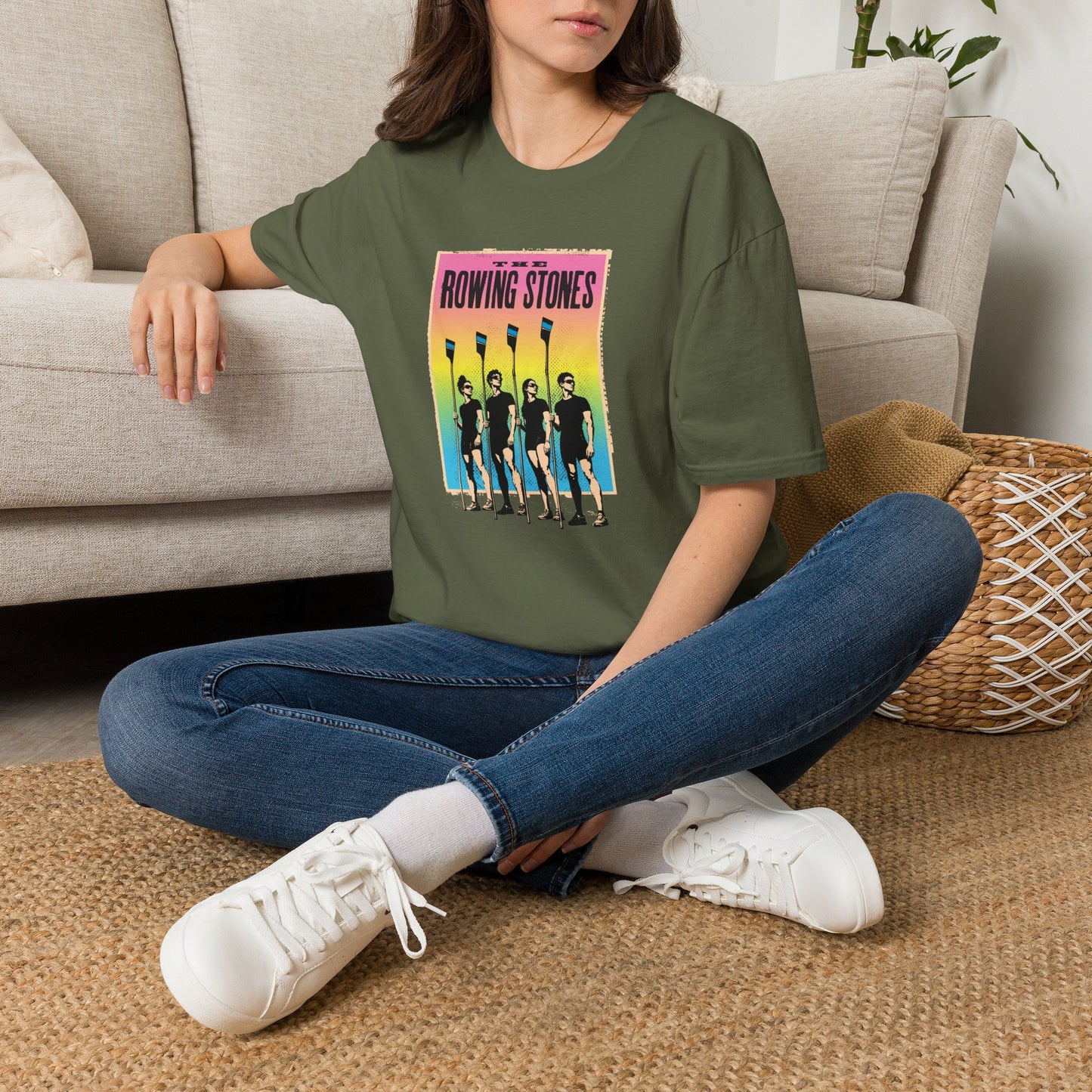 The Rowing Stones | Premium Rowing Tee