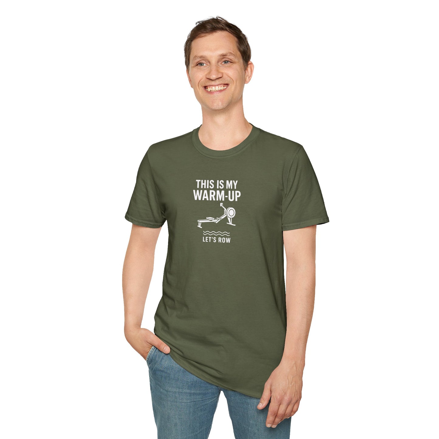 This Is My Warm Up | Premium Rowing Tee