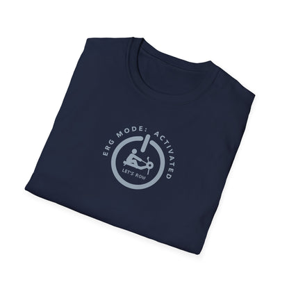 Erg Mode Activated — Full Badge Edition | Premium Rowing Tee