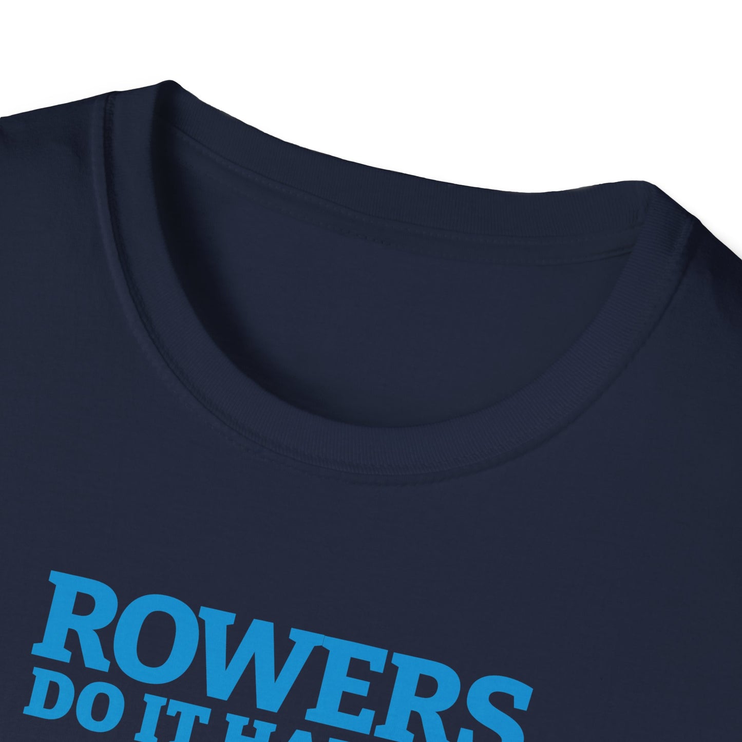 Rowers Do It Harder — Bold Classic Edition | Premium Rowing Tee