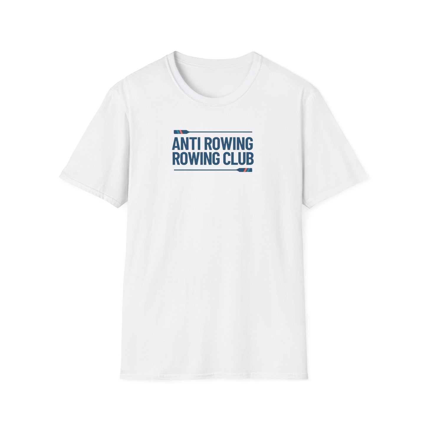 Anti Rowing Rowing Club — Stripe Oar Edition | Premium Rowing Tee
