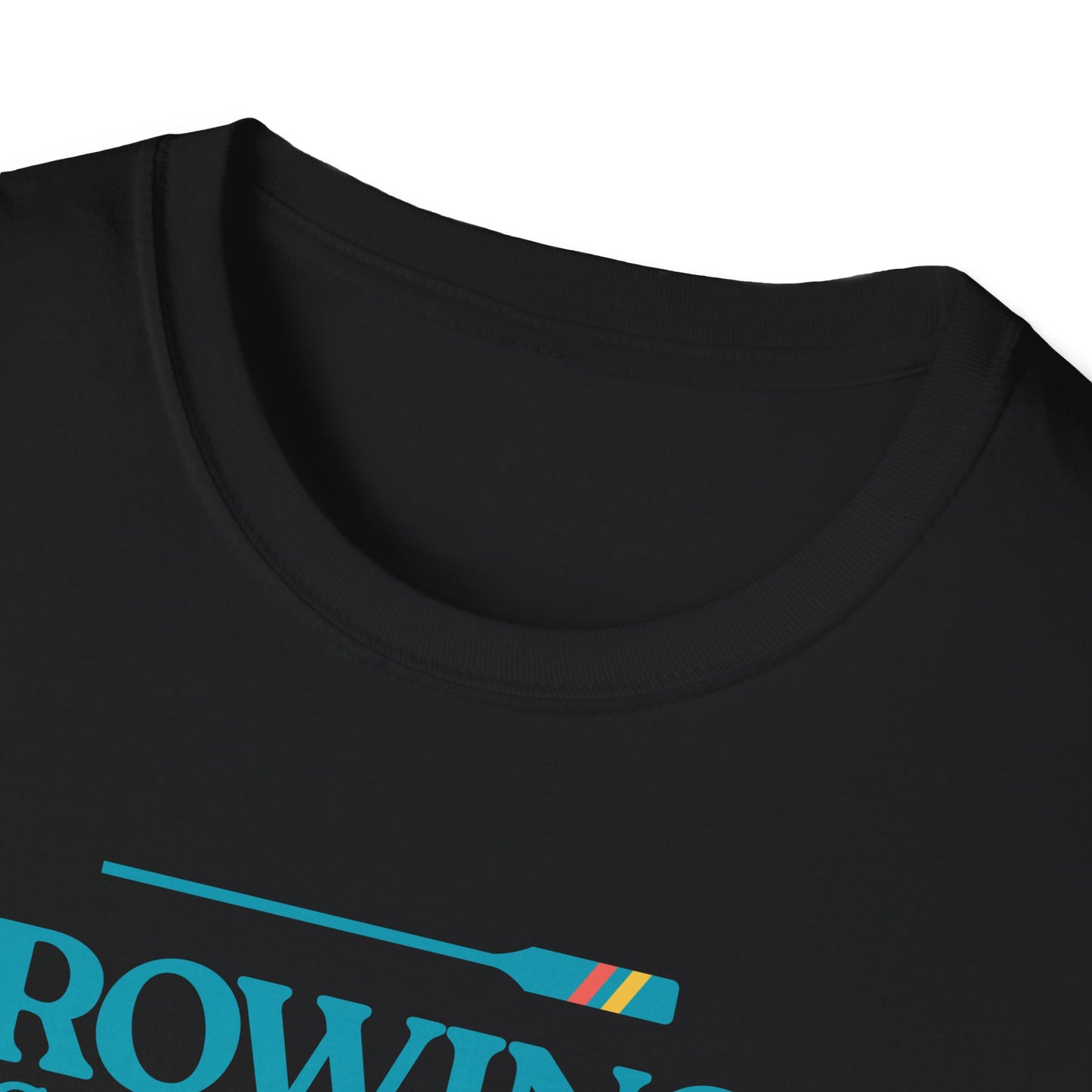 Rowing Gets You Wet — Stripe Oar Edition | Premium Rowing Tee