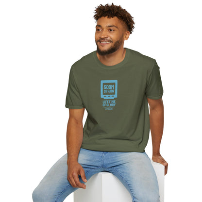 500M of Pain — Vertical Monitor Edition | Premium Rowing Tee