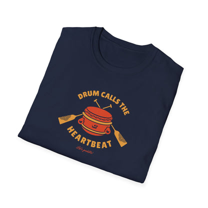 Drum Calls the Heartbeat | Crew Rhythm Edition | Premium Paddling Tee