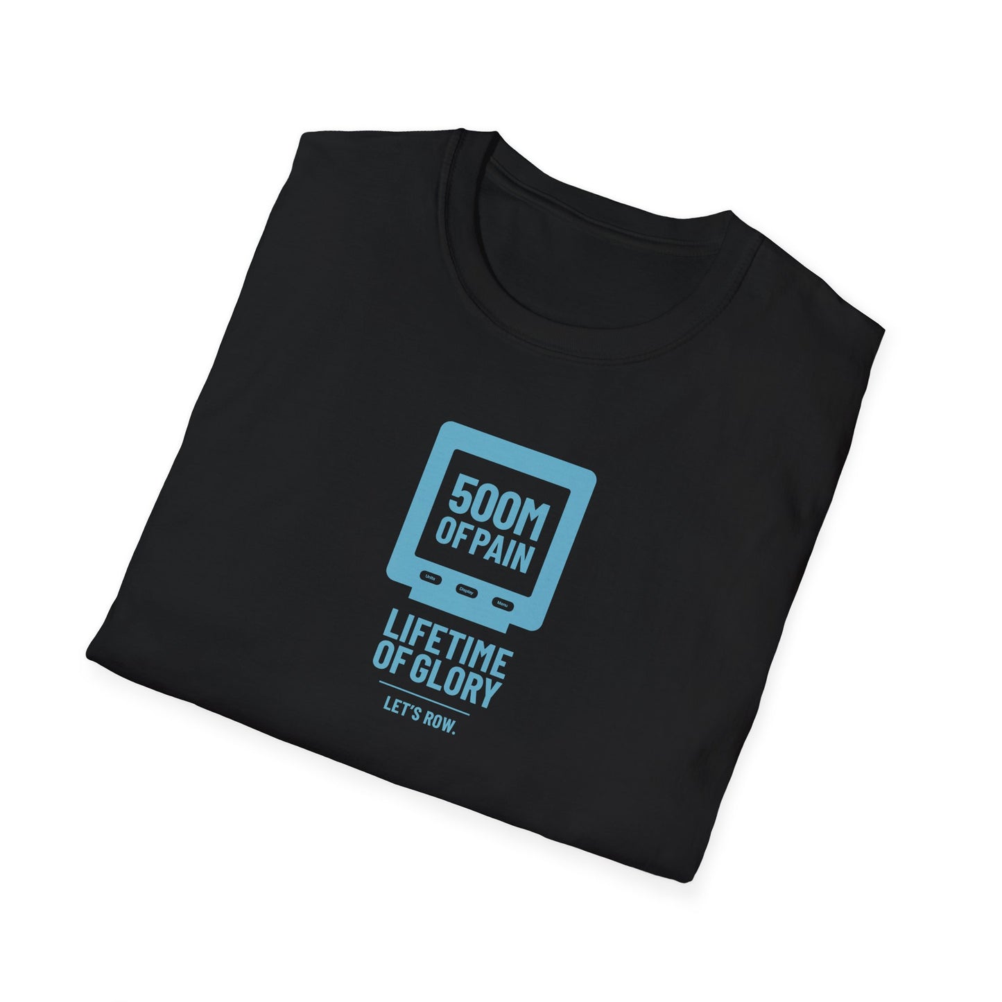 500M of Pain — Vertical Monitor Edition | Premium Rowing Tee