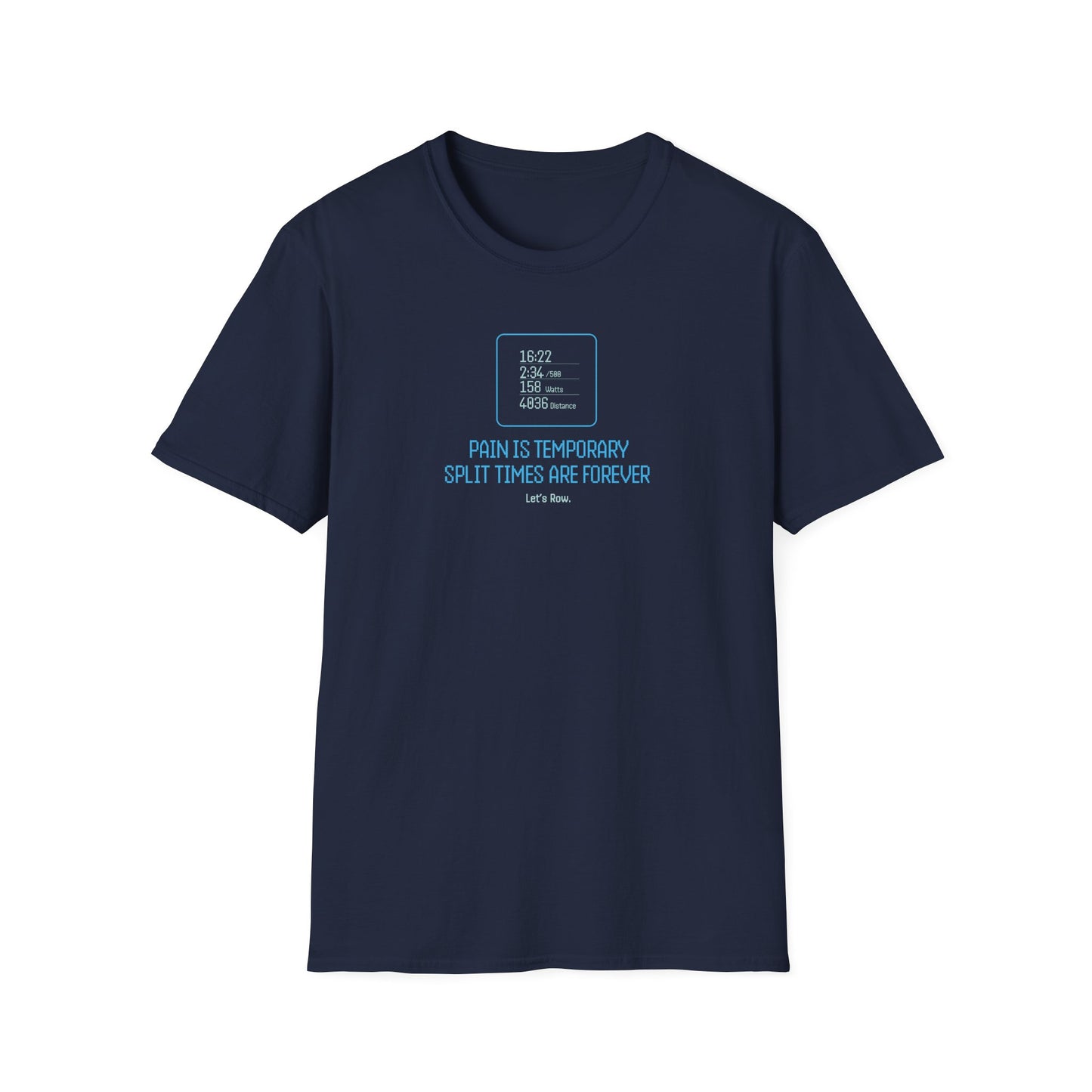 Pain Is Temporary — Split Time Edition | Premium Rowing Tee