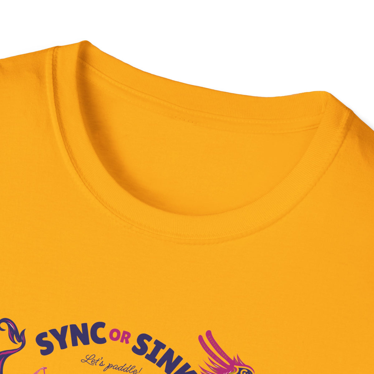 Sync or Sink | Dragon Boat Shirt | Premium Paddling Tee - RR