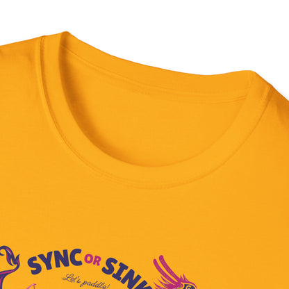 Sync or Sink | Dragon Boat Shirt | Premium Paddling Tee - RR