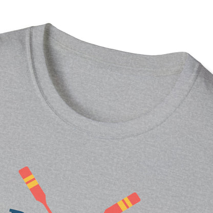 Rowing Gets You Wet — Crossed Oars Edition | Premium Rowing Tee