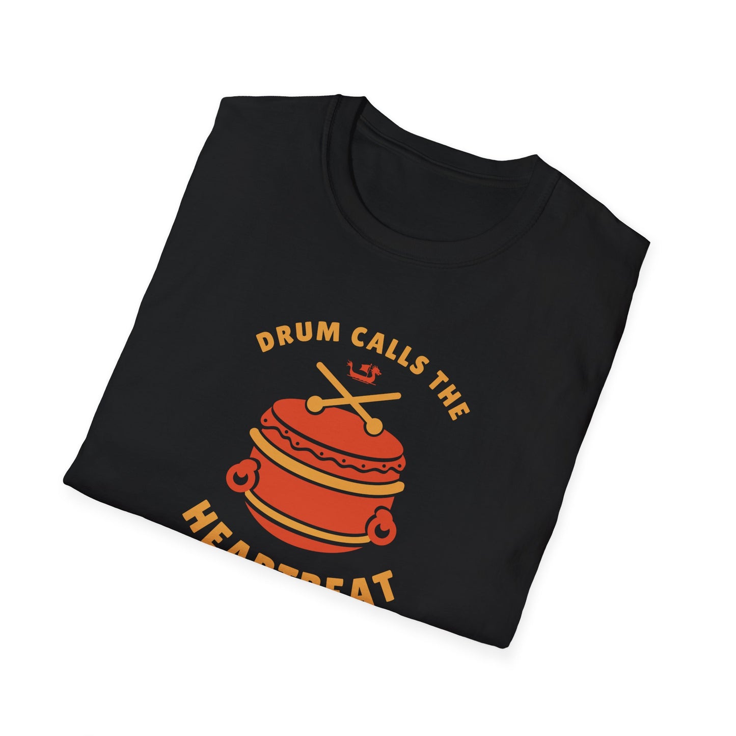 Drum Calls the Heartbeat Dragon Boat T-Shirt | Premium Paddling Tee