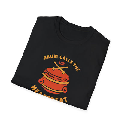 Drum Calls the Heartbeat Dragon Boat T-Shirt | Premium Paddling Tee