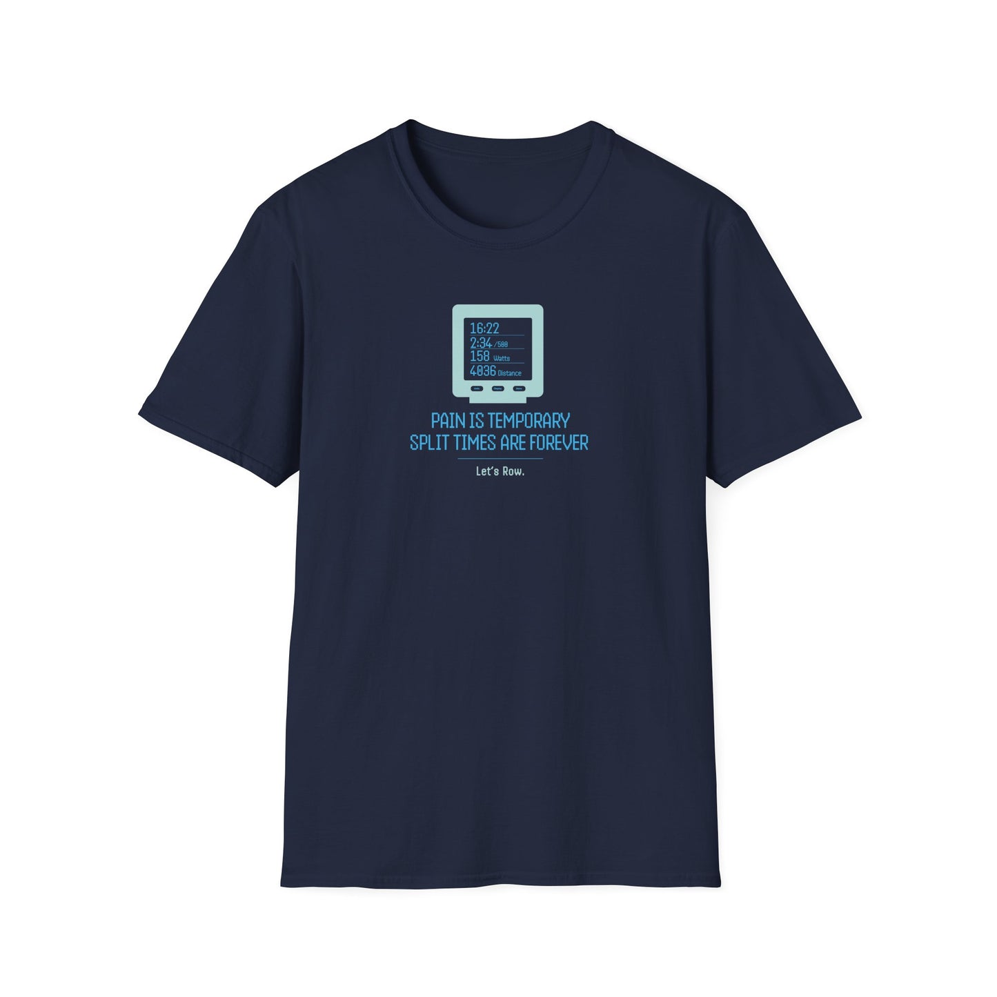 Pain Is Temporary — Monitor Edition | Premium Rowing Tee