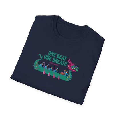 One Beat One Breath Dragon Boat T-Shirt | Premium Paddling Tee - RR