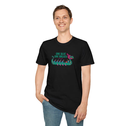 One Beat One Breath Dragon Boat T-Shirt | Premium Paddling Tee - RR