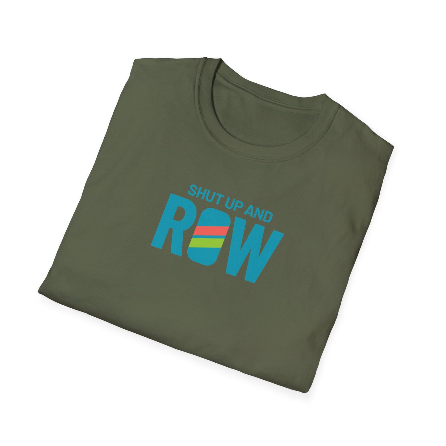 Shut Up and Row — Stripe Icon Edition | Premium Rowing Tee