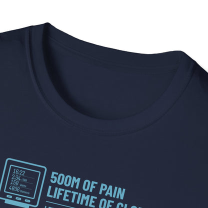 500M of Pain — Split Screen Edition | Premium Rowing Tee