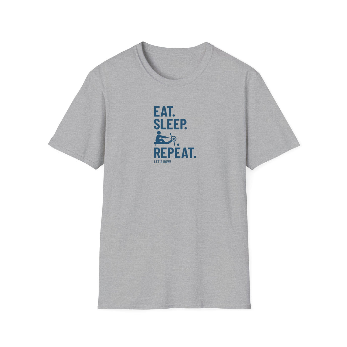 Eat Sleep Erg Repeat — Icon Edition | Premium Rowing Tee - RR