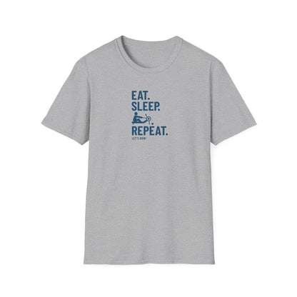 Eat Sleep Erg Repeat — Icon Edition | Premium Rowing Tee - RR