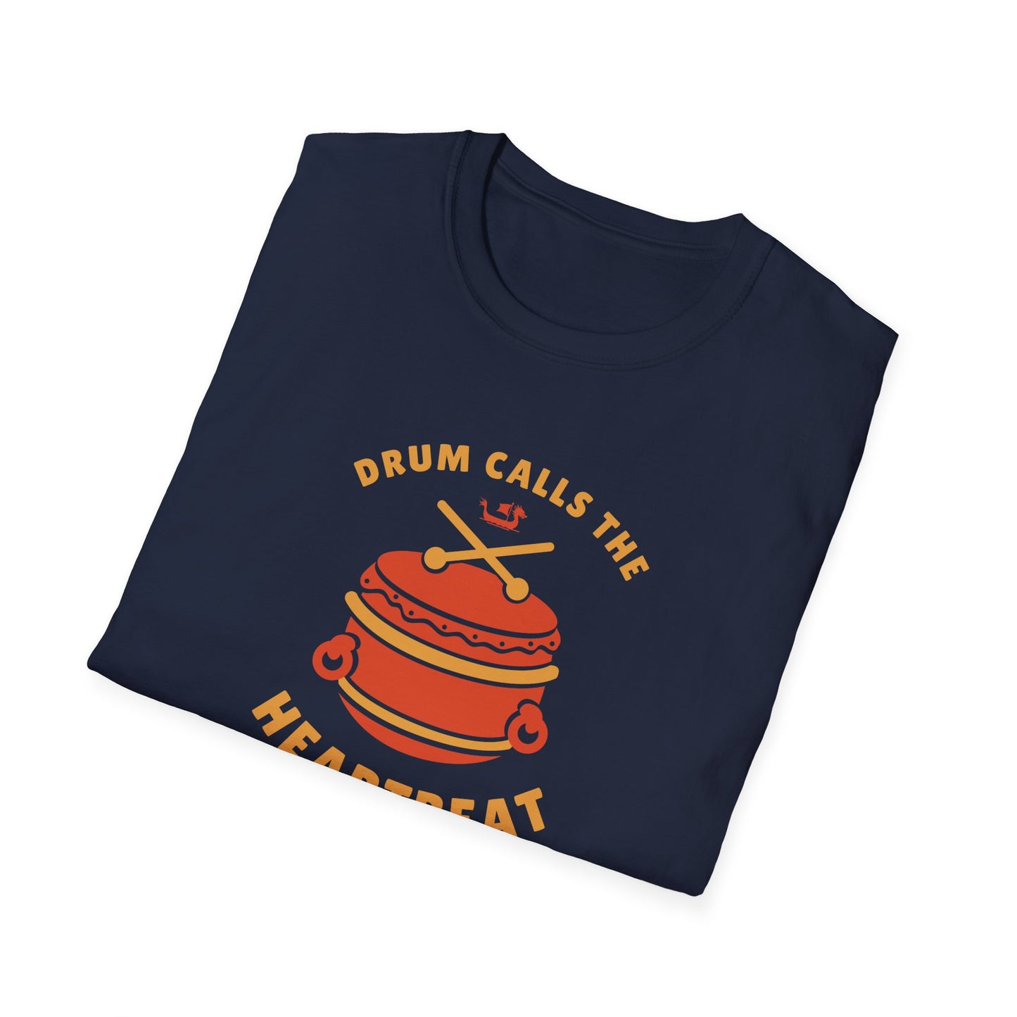 Drum Calls the Heartbeat Dragon Boat T-Shirt | Premium Paddling Tee