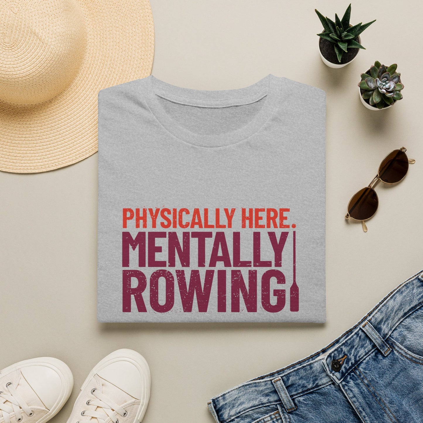 Mentally Rowing | Premium Rowing Tee