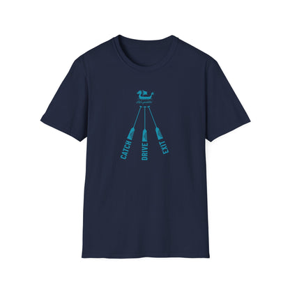 Catch Drive Exit Dragon Boat T-Shirt | Premium Paddling Tee