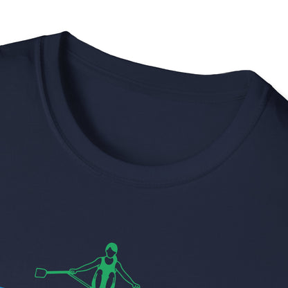 Rowers Do It Harder — Modern Line Edition | Premium Rowing Tee
