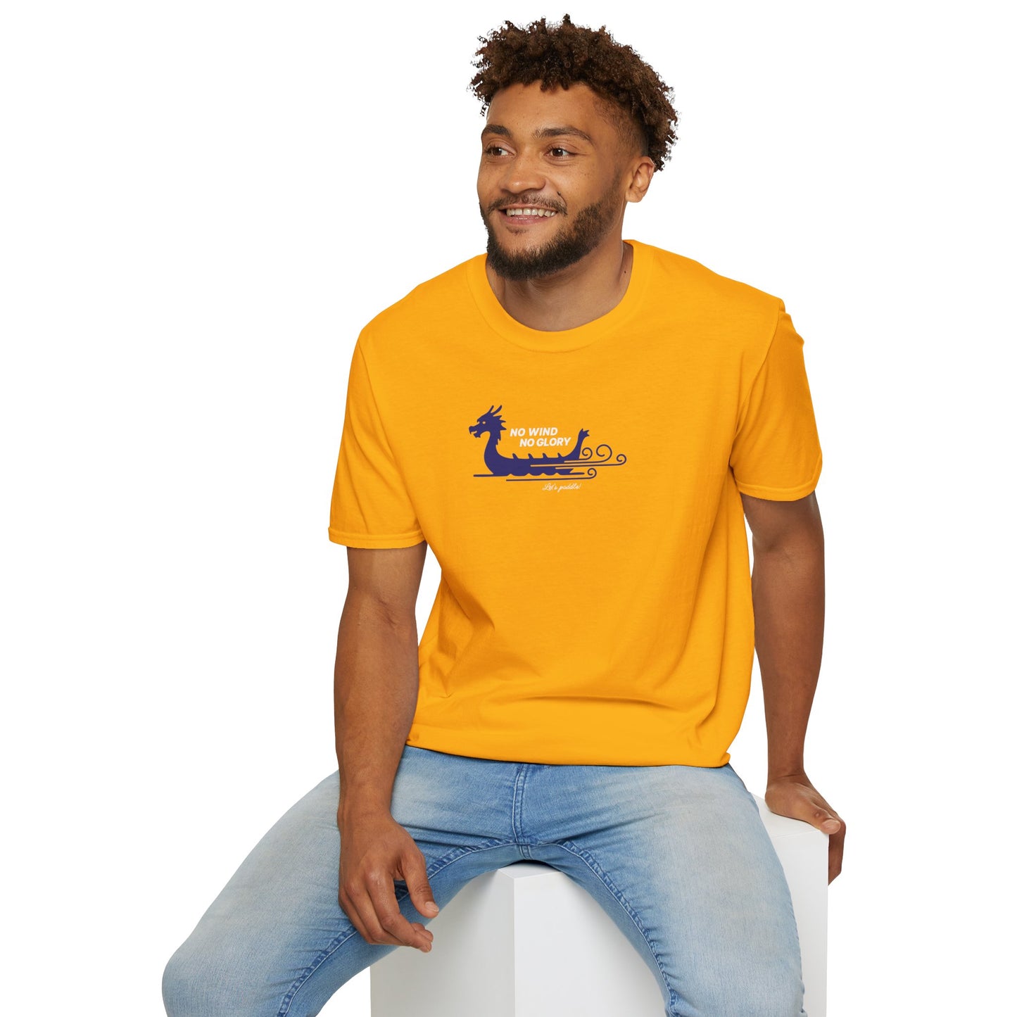 No Wind No Glory Dragon Boat T-Shirt | Premium Paddling Tee