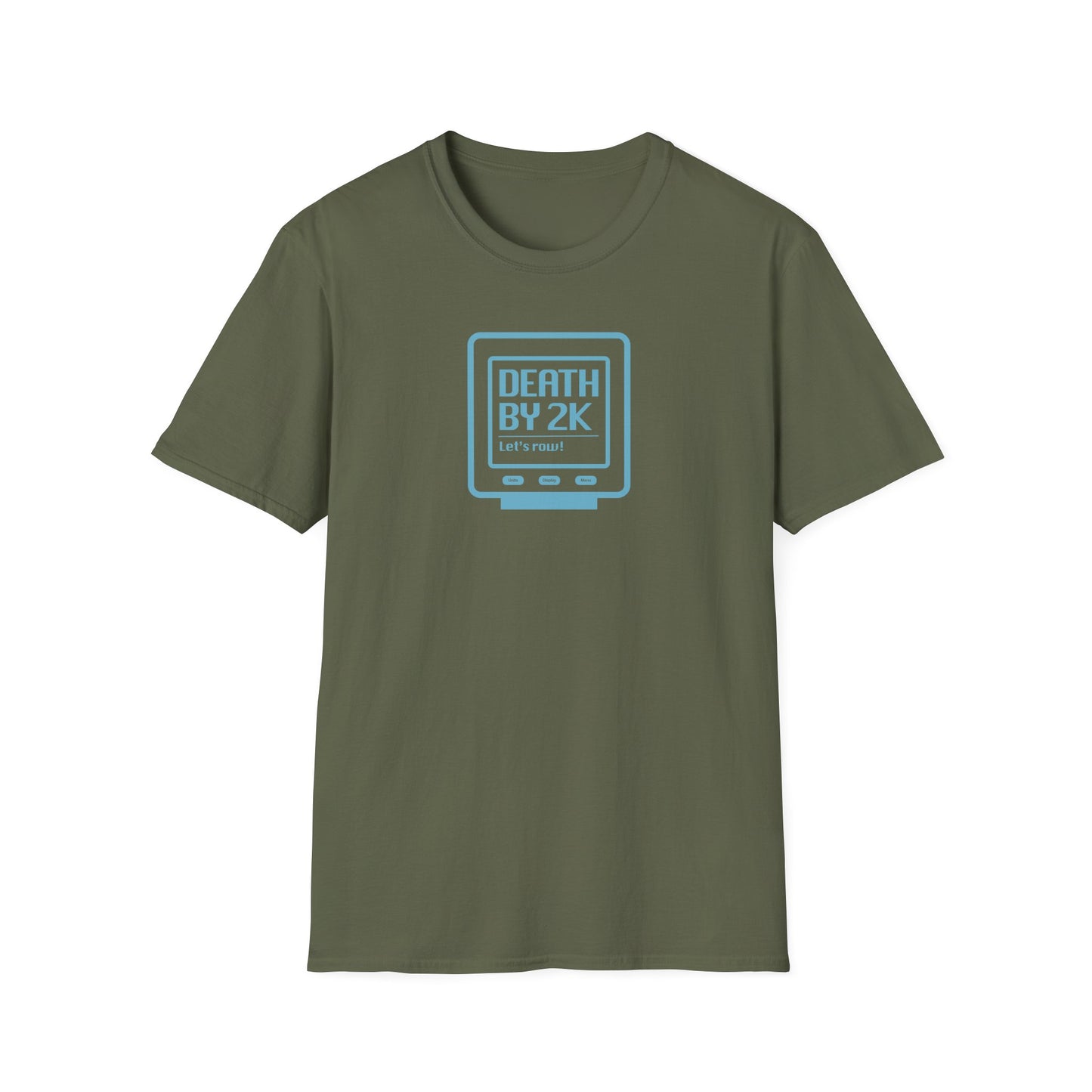 💀 Death by 2K — Outline Monitor Edition | Premium Rowing Tee
