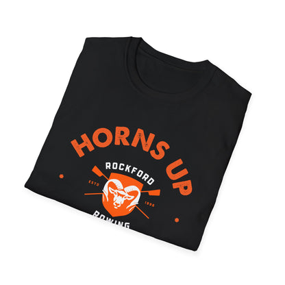 Horns Up Oars In | Premium Rowing Tee - RR