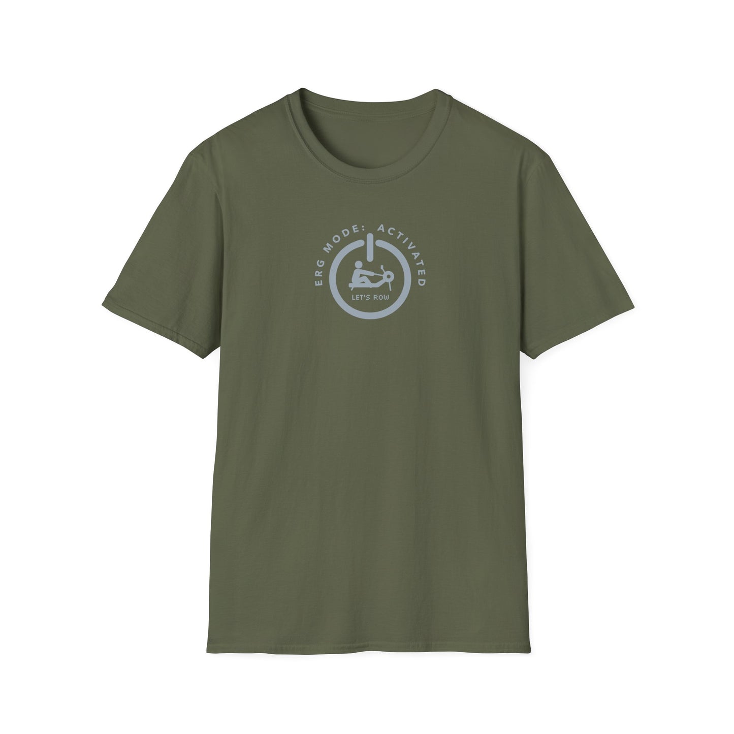 Erg Mode Activated — Full Badge Edition | Premium Rowing Tee