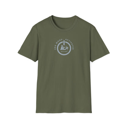 Erg Mode Activated — Full Badge Edition | Premium Rowing Tee
