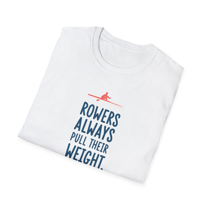 Rowers Always Pull Their Weight — Skiff Silhouette Edition
