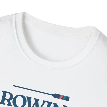 Rowing Gets You Wet — Stripe Oar Edition | Premium Rowing Tee