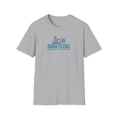 Born to Erg — Minimal Icon Edition | Premium Rowing Tee