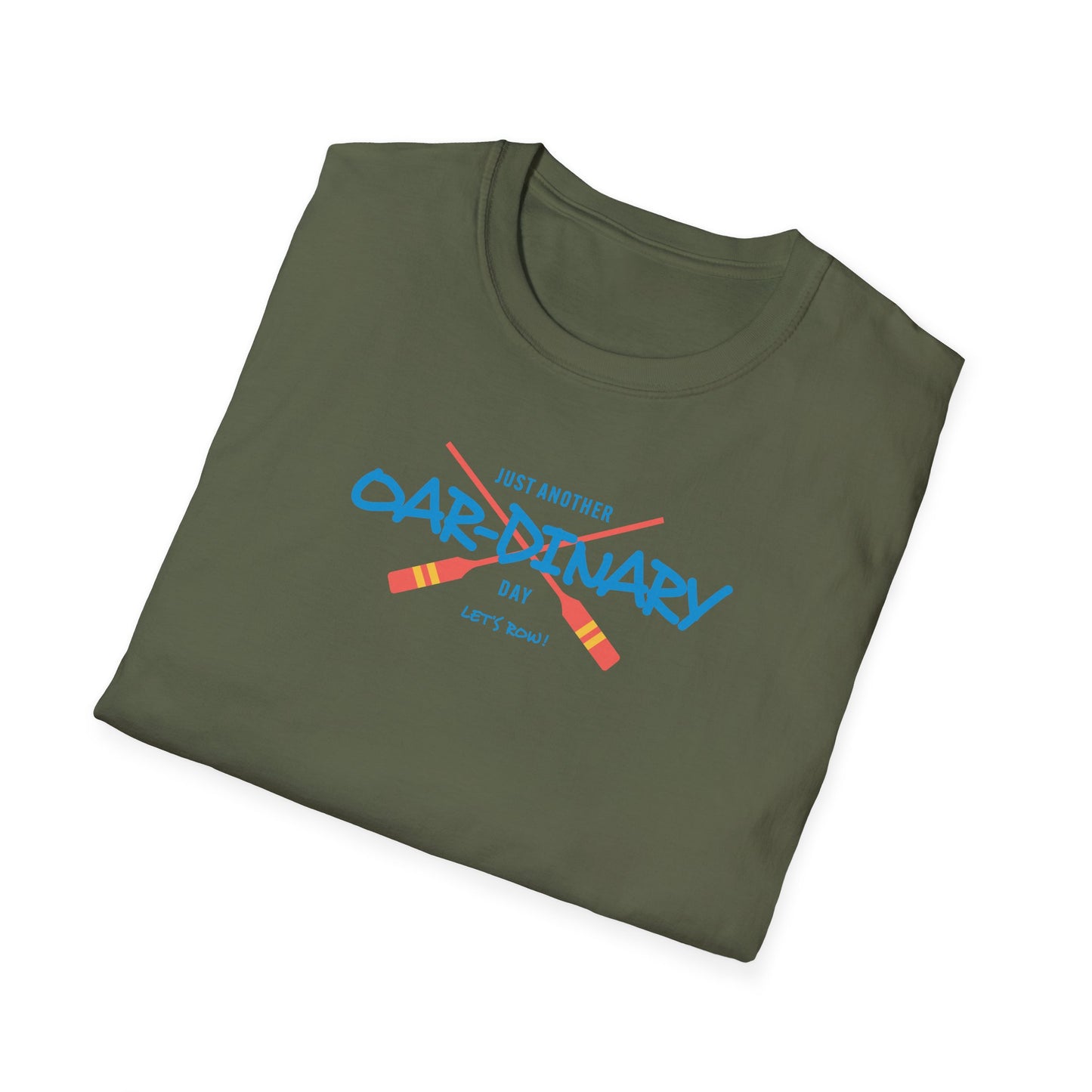 Oar-dinary Day — Script Edition | Premium Rowing Tee