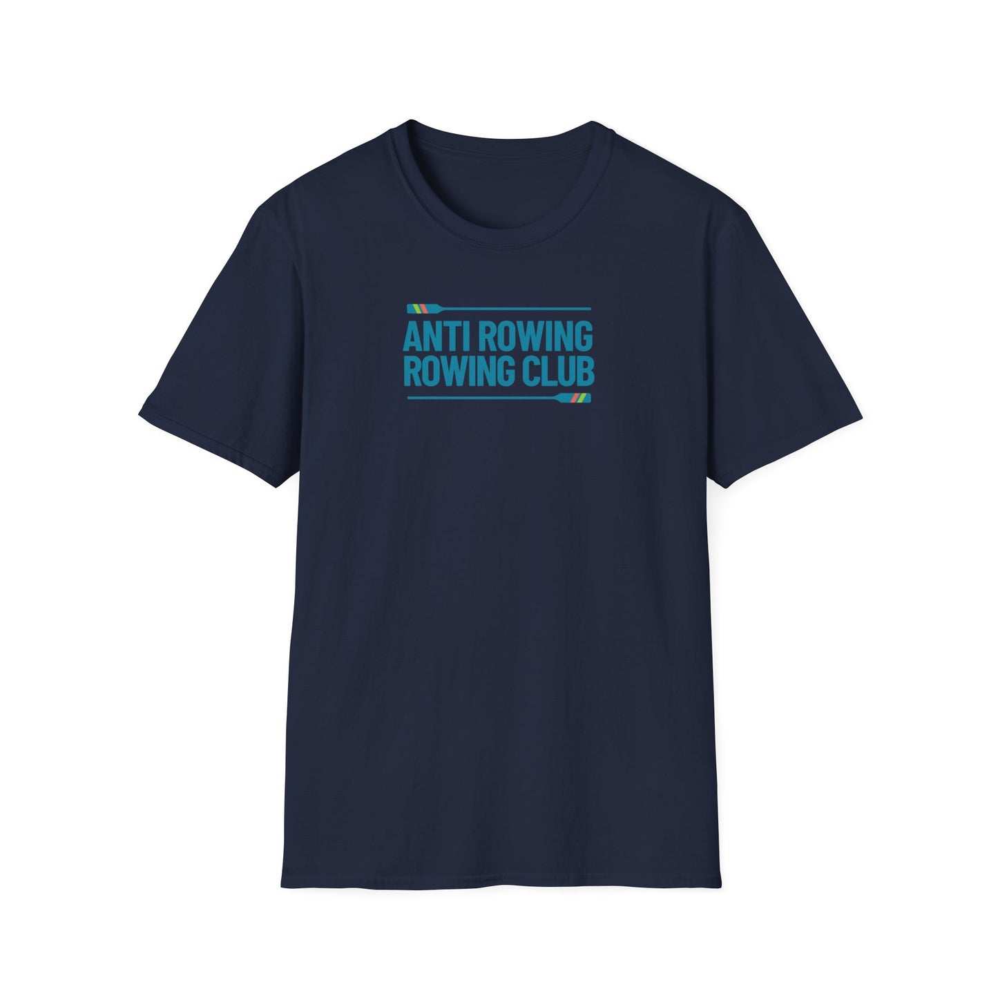 Anti Rowing Rowing Club — Stripe Oar Edition | Premium Rowing Tee