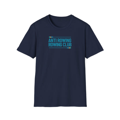 Anti Rowing Rowing Club — Stripe Oar Edition | Premium Rowing Tee