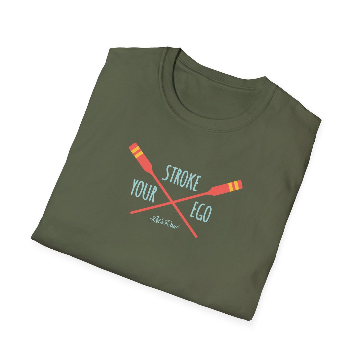 Stroke Your Ego — Bold Edition | Premium Rowing Tee