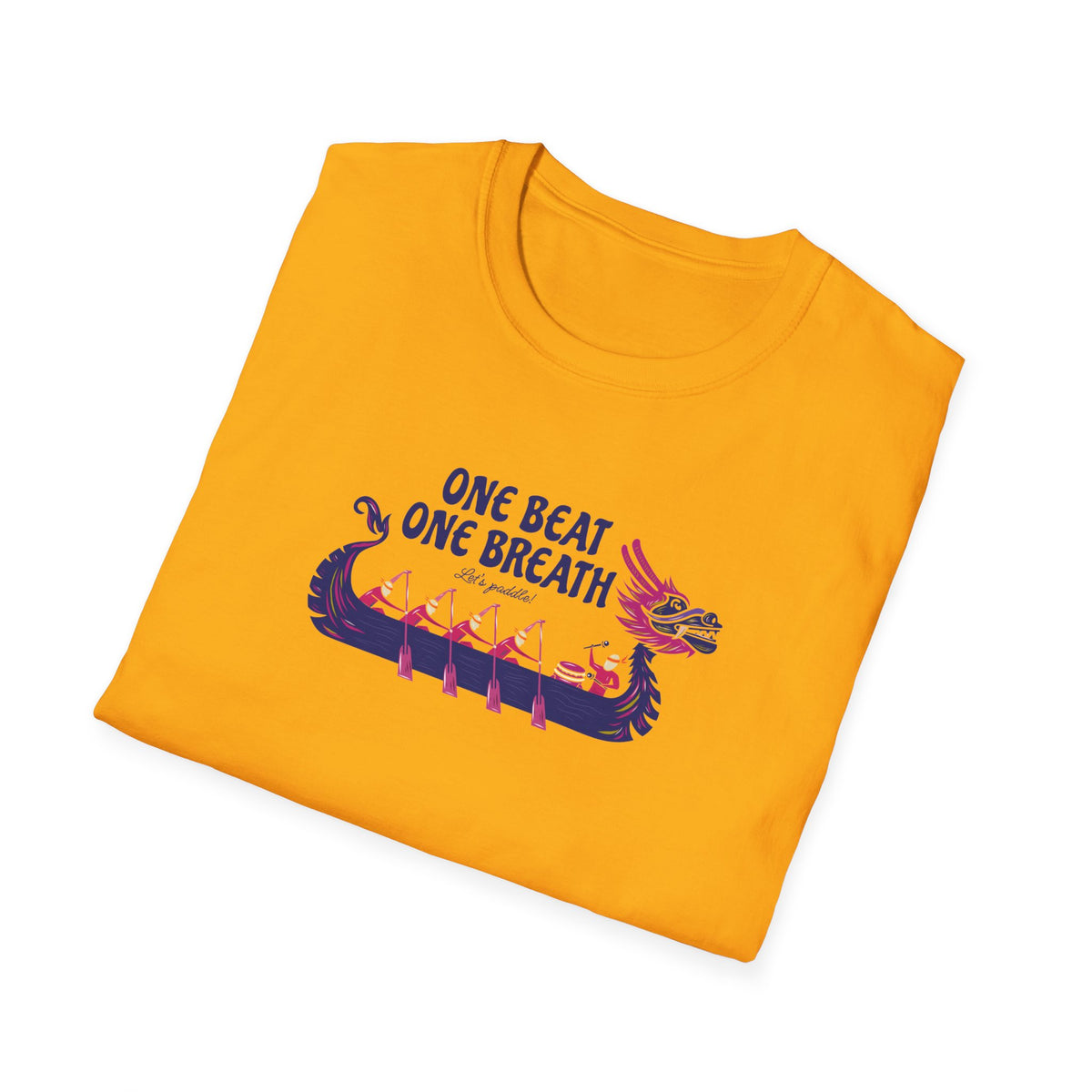 One Beat One Breath Dragon Boat T-Shirt | Premium Paddling Tee - RR
