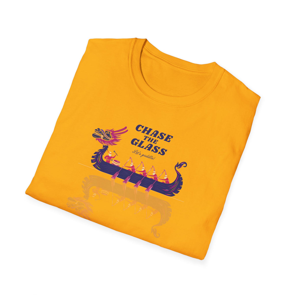 Chase the Glass Dragon Boat T-Shirt | Premium Paddling Tee - RR