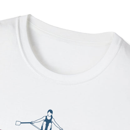 Rowers Do It Harder — Modern Line Edition | Premium Rowing Tee